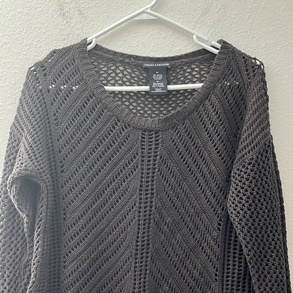 Grey Knit Sweater - Picture 1 of 5